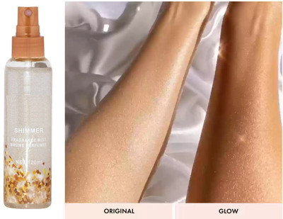 GFSU - GO FOR SOMETHING UNIQUE Shimmer Makeup Fixer, 120ml | Long Lasting Makeup Setting Spray Primer  - 120 ml(Transparent)