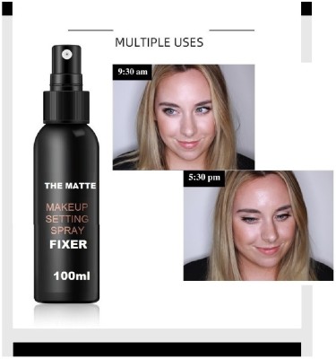 THTC Long Wearing & Water Proof Makeup Fixing Spray For All Skin Type Primer  - 100 ml(BLACK)