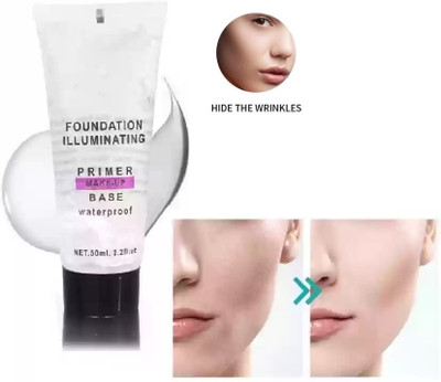 Vyomiris NEW FOUNDATION MAKE UP TUBE PRIMER Primer  - 50 ml(Transparent)