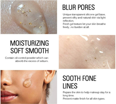 Amaryllis Make-up Base Face gel Primer for open pores  Primer  - 50 ml(TRANSPARENT)