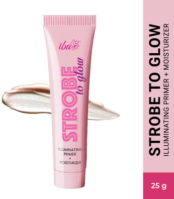 Iba Strobe to Glow Illuminating Primer + Moisturizer, 25gm Primer  - 25 g(Pink)