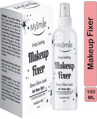 Mysmile Natural Makeup Fixer Non-Sticky Makeup Setting Spray Primer Pack of 1 Primer  - 100 ml(White)