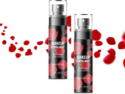 ADJD Combo Dewy Finish Makeup Fixing Mist with Rose Essence Primer  - 200 ml(TRANSPRENT)