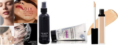 REIMICHI WATER PROOF PRIMER, MAKEUP SETTING SPRAY & LIQUID CONCEALER COMBO Primer  - 156 ml(TRANSPARENT)