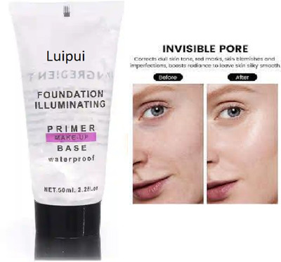 Luipui primer for oily skin long lasting gel primer Primer  - 50 ml(Transparent)