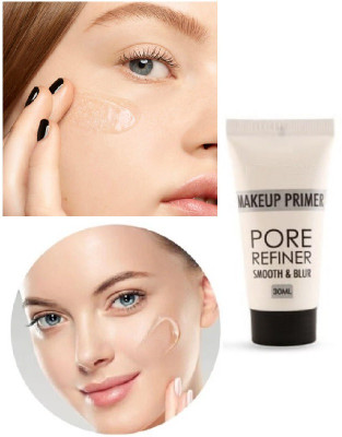 Herrlich BEST PORE REFINER SMOOTH & BLUR LONG LASTING MAKEUP TRANSPARENT PRIMER Primer  - 30 ml(TRANSPARENT)