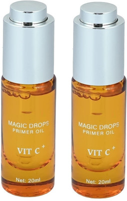 THTC Magic Drops Primer Oil For Face Makeup  Primer  - 40 ml(Transparent)