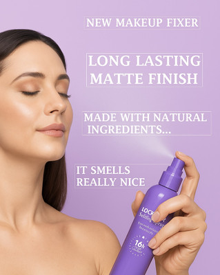 SILDUST NEW HYDRATING MAKEUP SETTING SPRAY FIXER FOR WOMEN Primer  - 100 ml(Transparent)