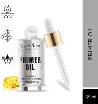 Seven Seas Glam Up Face Primer Oil Non Greasy Smooths & Softens Enriched With Vitamins Primer  - 35 ml