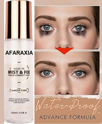 AFARAXIA Matte Makeup Fixer Primer  - 120 ml(TRANSPARENT)