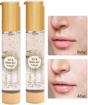 DARVING Best combo 24K Gold HD Primer poreless base face primer Primer  - 60 ml(gold)