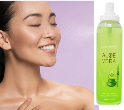GFSU - GO FOR SOMETHING UNIQUE Makeup Fixer, 150ml Long Lasting Makeup Setting Spray Skin Aloe vera  Primer  - 150 ml(TRANSPARENT)