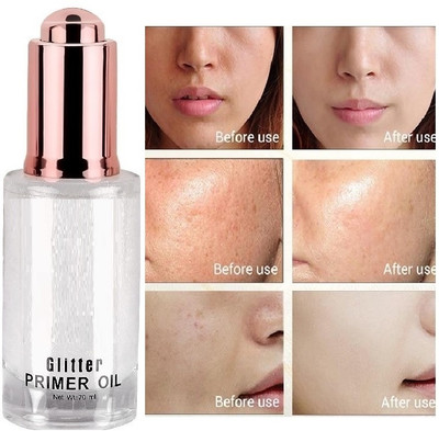 ADJD GLITTER ROSE OIL MAKEUP BASE FACE PRIMER Primer  - 35 ml(TRANSPARENT)