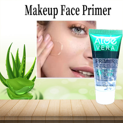 KAIASHA Primer for Face Makeup | Long Lasting & Smooth Base aloe Vera face Primer  - 50 ml(transparent)