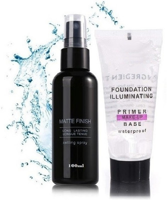 ADJD MAKEUP BASE PRIMER WITH MAKEUP FIXER SPRAY Primer  - 150 ml(Transparent)
