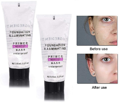 HUZURLU Professional Foundation Illuminating Gel  Primer  - 100 ml(TRANSPARENT)