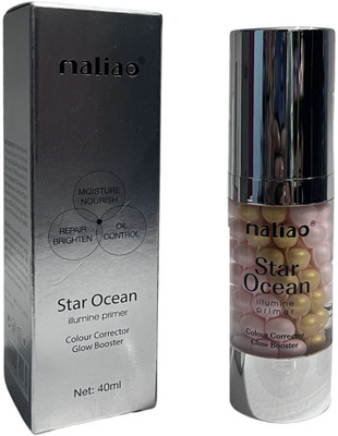 maliao Star Ocean Illumine Primer and Color Corrector 3 in 1 Primer  - 40 ml(Multicolor)