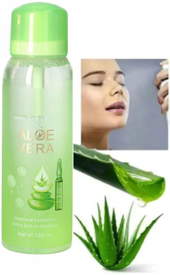 HUZURLU ALOEVERA INTENSIVE HYDRATION MAKE UP FIX SPRAY Primer  - 100 ml(transperant)