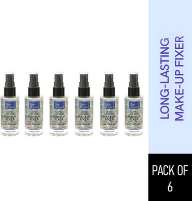 BLUE HEAVEN Long Lasting Make-Up Fixer, Pack of 6 Primer  - 60 ml(Transparent)