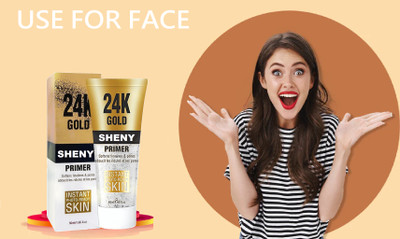Sheny Makeup Base face Primer Skin-Hydrating Pore less Primer With Natural Glow Finish Primer  - 50 ml(transparent)