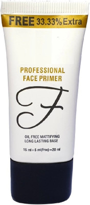 Facejewel Professional Face Primer Oil Free Mattifying Long Lasting Base Primer  - 20 ml(Transparent)