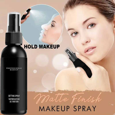 manasona Matte Finish Setting Spray Oil Control, Long-Lasting, Waterproof, Quick-Dry Primer  - 100 ml(TRANSPARENT)
