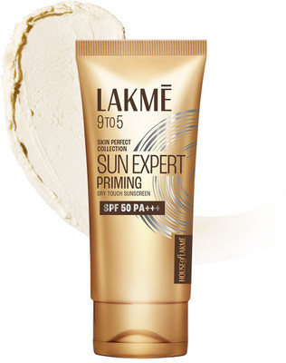 Lakmé Sun Expert Primer + Sunscreen, SPF 50 PA+++ for UVA/B Primer  - 50 g(NA)