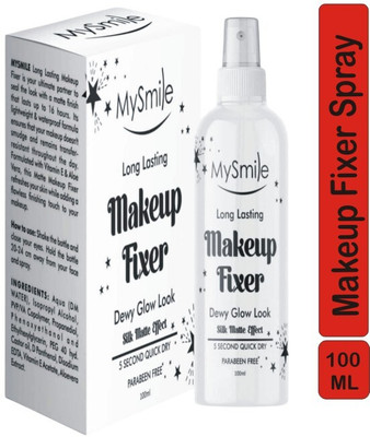 Mysmile Makeup Fixer Spray for Face makeup  Primer  - 100 ml(Transparent)