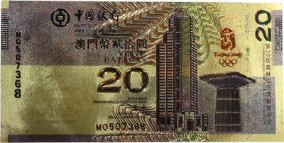 newway 20 Rupees Gold-plated Printed Currency
