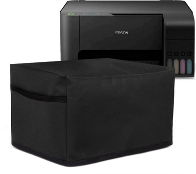Cranique Water-Resistant Dust Cover For Epson EcoTank L3150 / L3110 Wi-Fi InkTank - Black Printer Cover