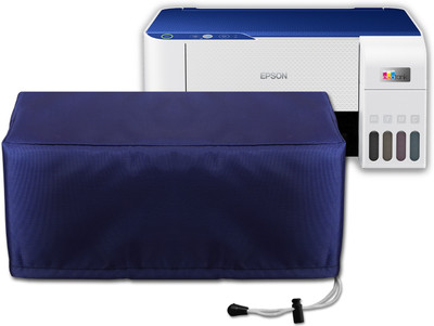 Cranique Dust Proof Nylon printer Cover For Epson EcoTank L3215 InkTank Printer - Blue Printer Cover