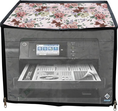 JMT Printer Cover For Epson Eco Tank L15180 Printer (Pink Rose Print) Printer Cover