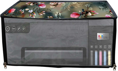 JMT SUITABLE FOR EPSON ECO TANK L 8050-GREEN FLORAL PRINT Printer Cover