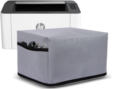 CRASOME Dust & Water Proof Cover for HP Laser 1008w / 1008a - Grey Printer Cover