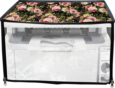 JMT Printer Cover For HP Laserjet Pro MFP M30w Printer (Black Rose Print) Printer Cover