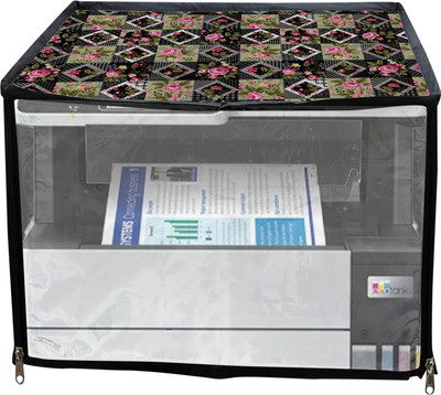 JMT Printer Cover For Epson Eco Tank L6490 Printer (Hara Check Print) Printer Cover