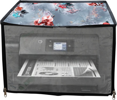 JMT SUITABLE FOR EPSON ECO TANK M 15140-GREY FLORAL PRINT Printer Cover