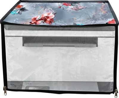 ATP Printer Cover For HP Laser Jet Tank MFP 2606sdw Printer (Grey Floral Print) Printer Cover