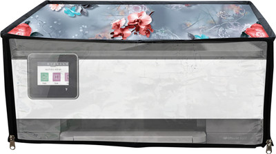 JMT Printer Cover For HP Officejet Pro 8022 All in One Printer (Grey Floral Print) Printer Cover