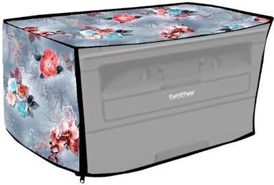 LoomStar For Brother DCP-L2520D Multi-Function Monochrome Laser Blue Flower Printer Cover