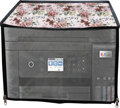 JMT Printer Cover For Epson Eco Tank L6270 Printer (Pink Rose Print) Printer Cover