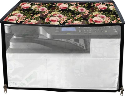 JMT Printer Cover For HP Laserjet M438nda Printer (Black Rose Print) Printer Cover