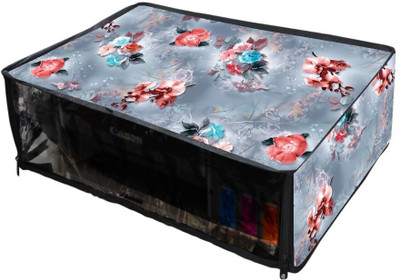 LoomStar for Canon Pixma G3012 All-in-One Wireless Ink Tank Colour Printer Blue FLower Printer Cover