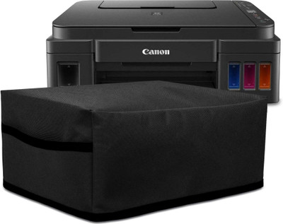 Cranique Water-Resistant Dust Cover For Canon Pixma G3012 / G3010 / G2012 - Black Printer Cover