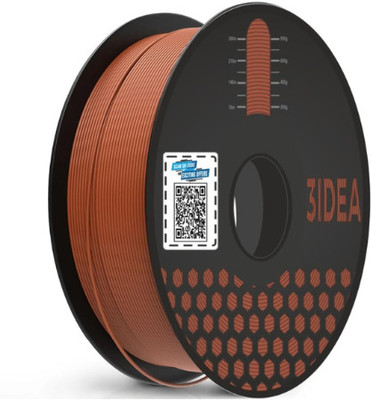 3IdeaTechnology 3idea PLA 3D  Ultra Premium NX (NextGen) Metallic Copper 1KG Net Printer Filament(Brown)