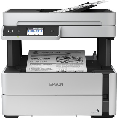 Epson EcoTank M3140 Multi-function Monochrome Ink Tank Printer (Black Page Cost: 15 Paise) With Ultra-high Yield Up To 6000 Pages, Duplex Printing & 2.4″ LCD Touchscreen  (White, 1 Ink Bottle Included) For Rs. 20999 @ 25 %