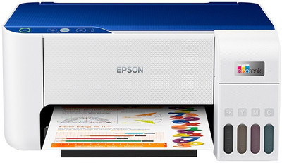 Epson C11CJ68509 Multi-function Color Printer Epson L3215 Color A4 All in ONE Printer, White, 28 X 22 X 26 (White, Ink Bottle)