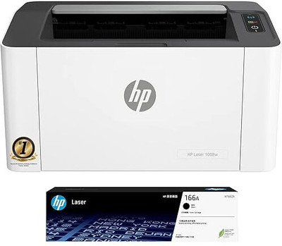 HP 1008W Single Function WiFi Monochrome Laser Printer(Toner Cartridge)
