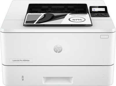 HP LaserJet Pro 4004dw Printer Single Function WiFi Monochrome Laser Printer(Toner Cartridge, 4 Ink Bottles Included)