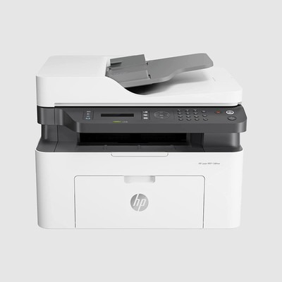 HP Laser MFP 138fnw Single Function WiFi Monochrome Laser Printer (White, Toner Cartridge)